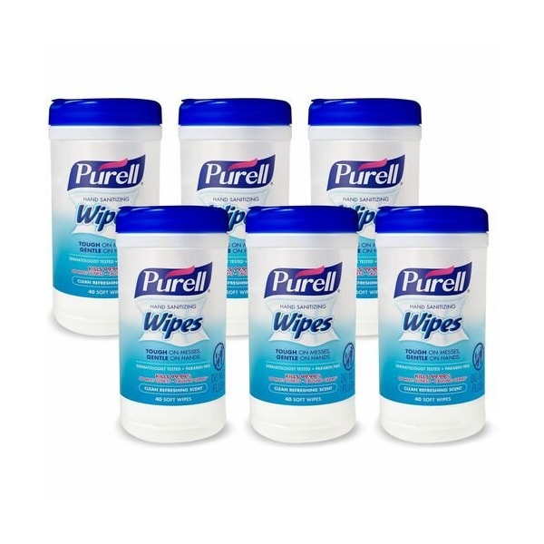 Purell CLEAN SCENT HAND SANITIZING WIPES GOJ912006CMRCT - main